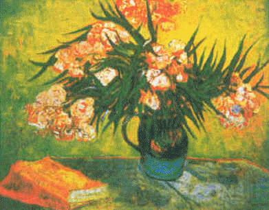 Vincent Van Gogh Still Life, Oleander and Books Norge oil painting art